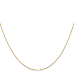 Sophia Jewelers 14K Gold Polished Cable Chain Necklace with Spring Ring Clasp