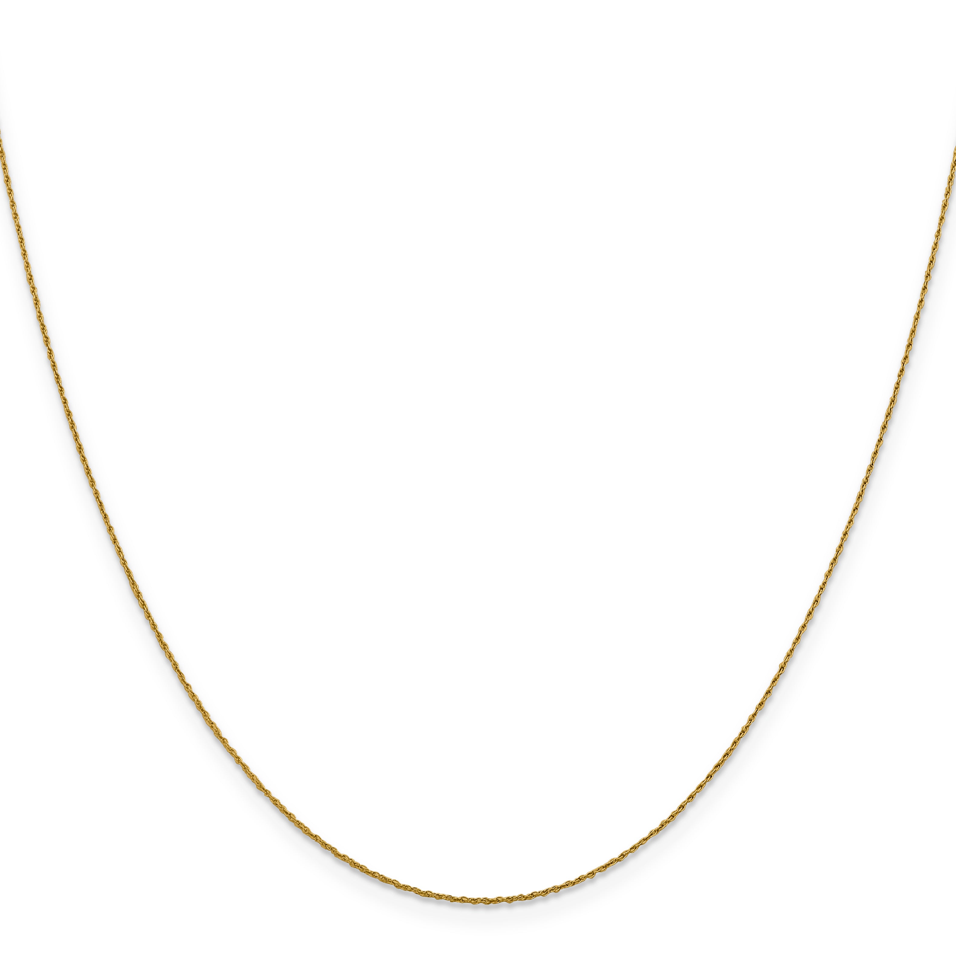 14K .8mm Loose Rope Chain