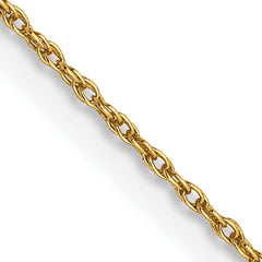 14K .8mm Loose Rope Chain