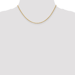 14K 1.5mm Loose Rope Chain