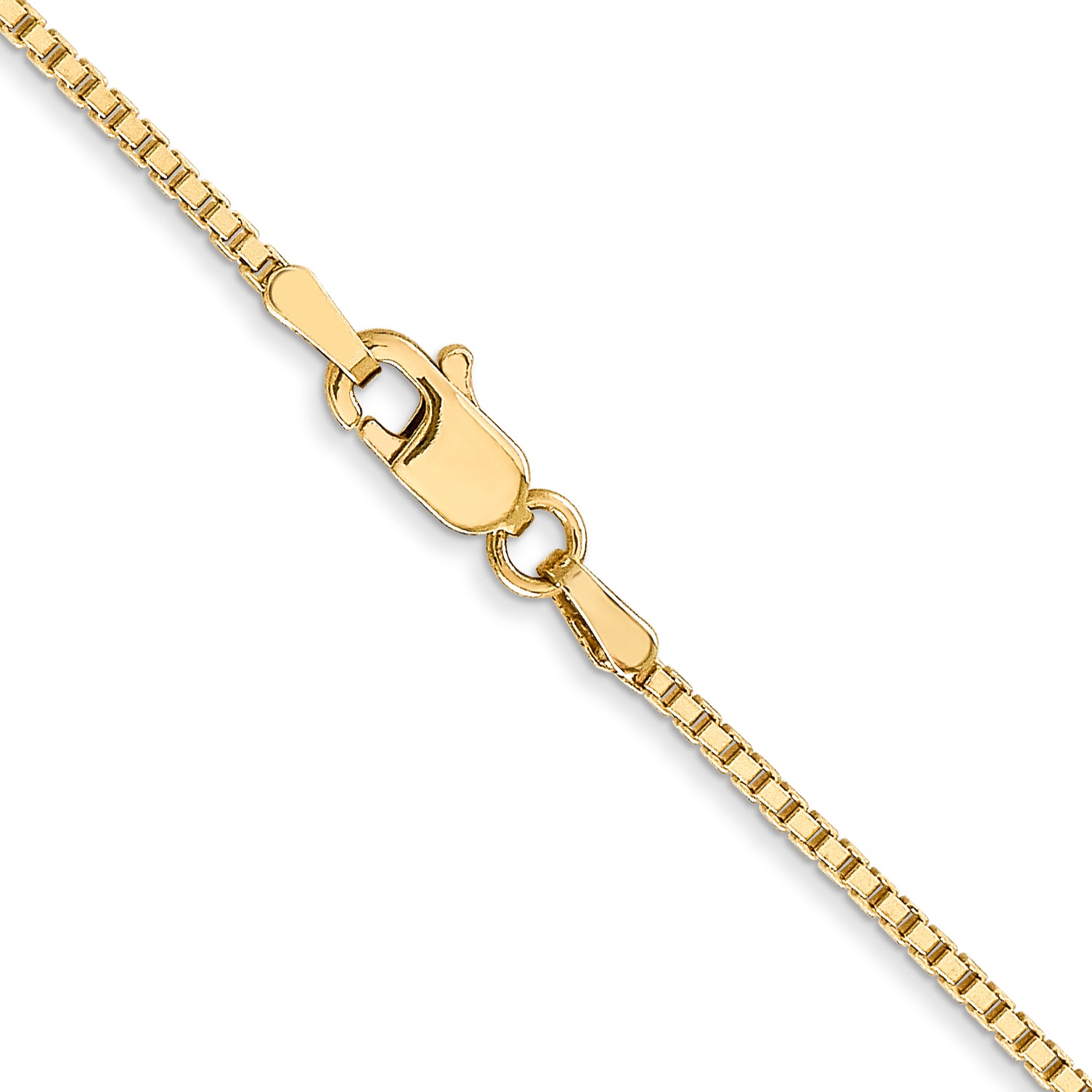 14K 1.3mm Box Chain