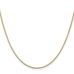 14K 1.2mm Box Chain