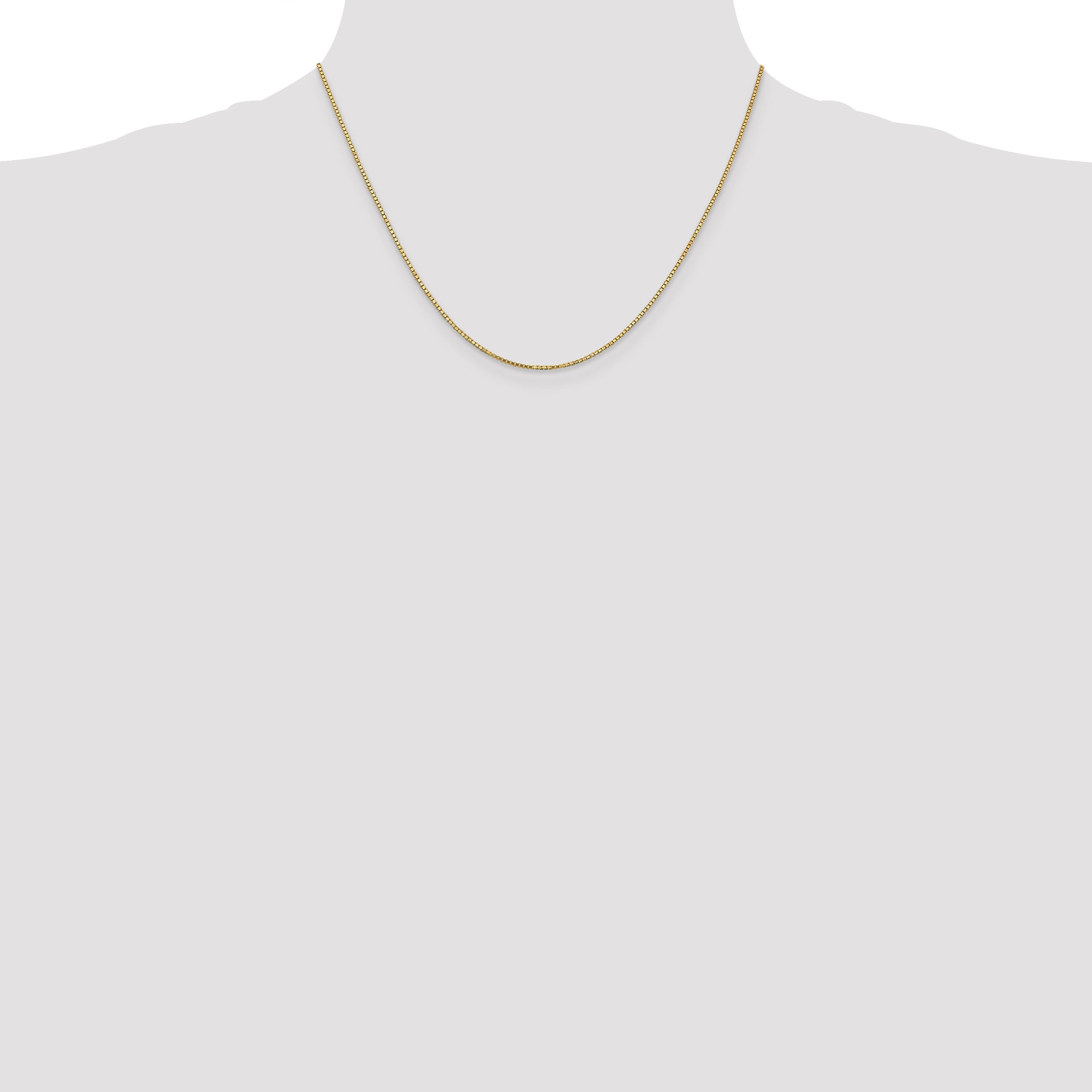 14K 1.2mm Box Chain