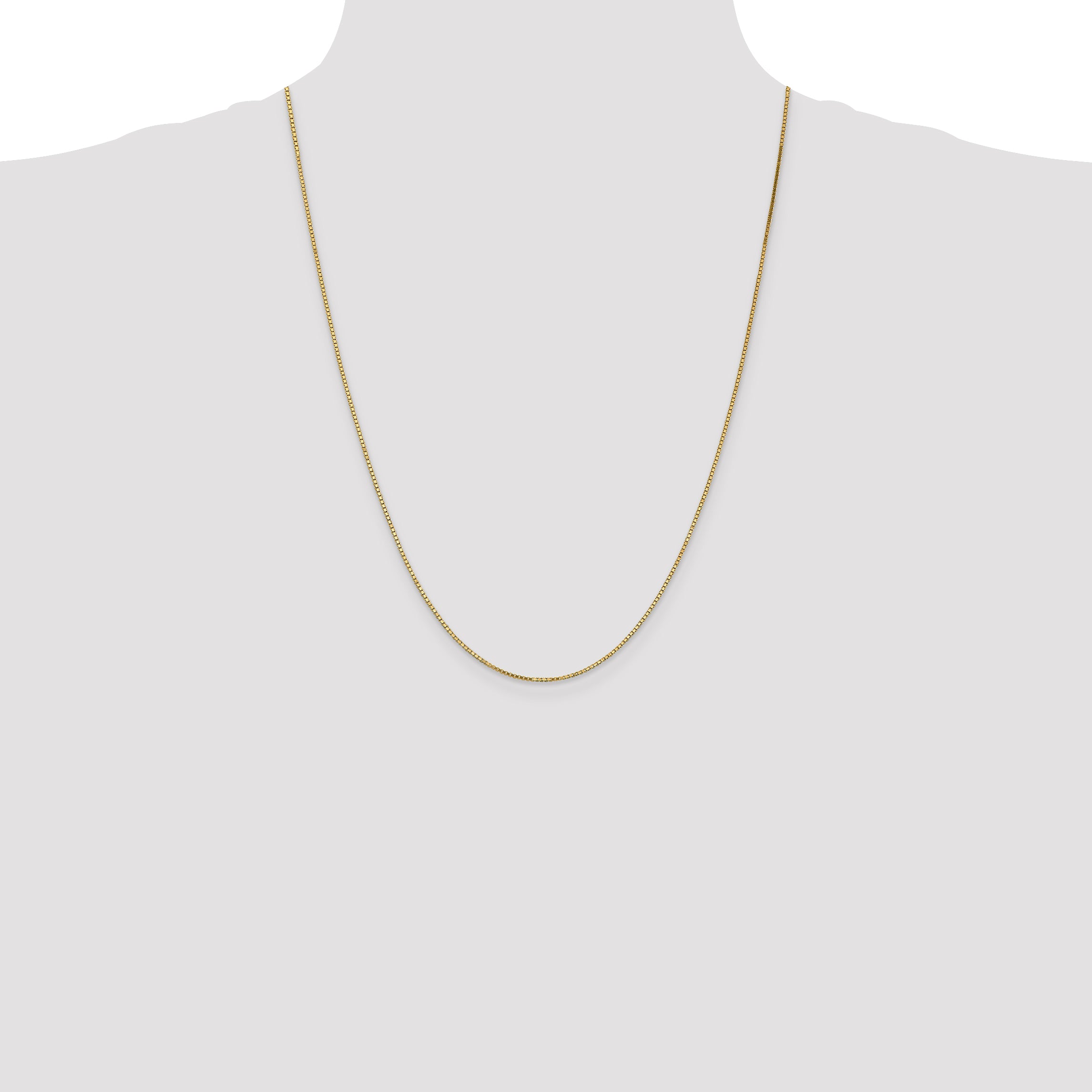 14K 1.2mm Box Chain