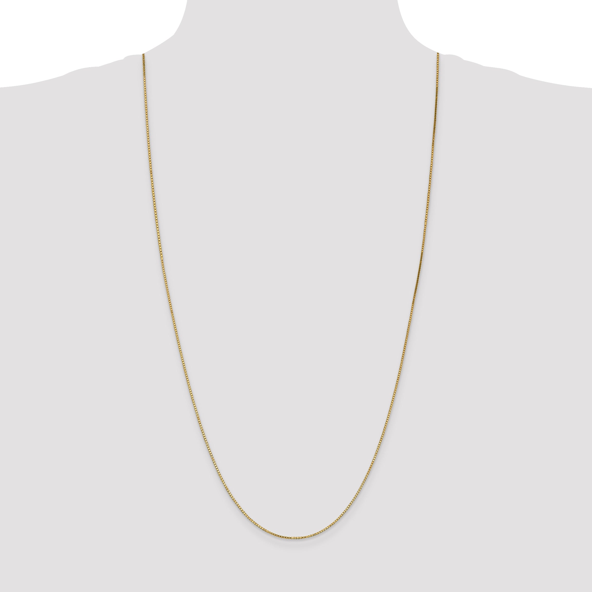 14K 1.2mm Box Chain