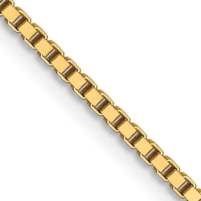 14K 1.2mm Box Chain