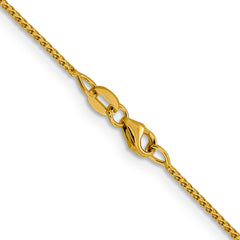 14K 1mm D/C Open Franco Chain