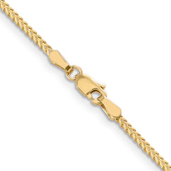 14K 1.25mm Franco Chain