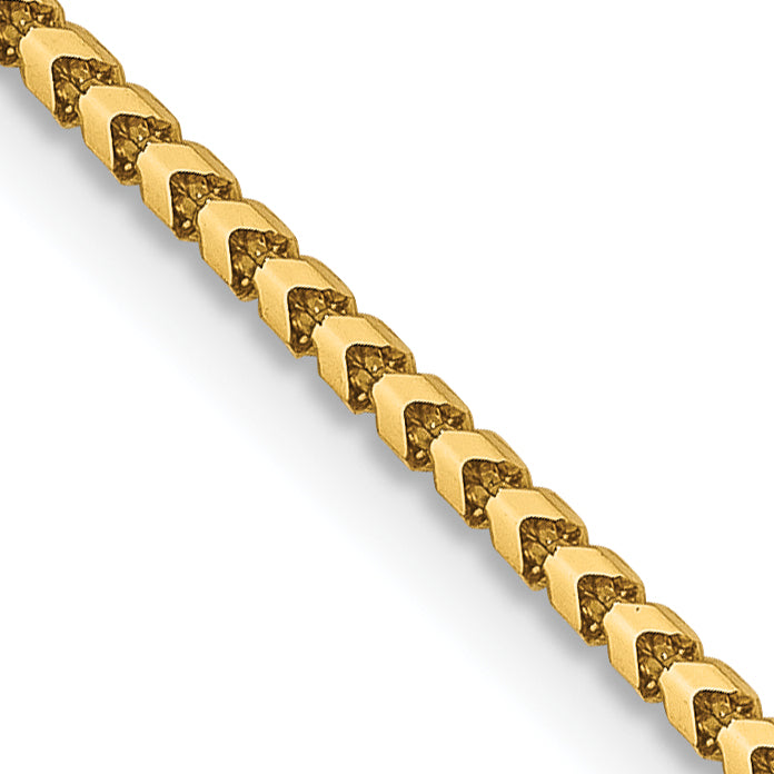 14K 1.25mm Franco Chain