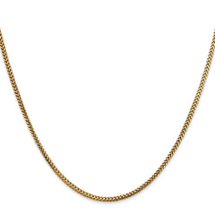 14K 1.5mm Franco Chain