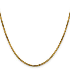 14K 2mm Franco Chain