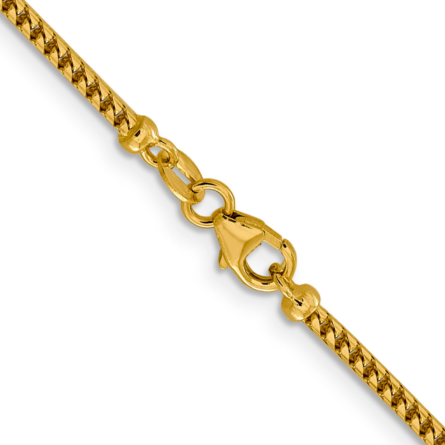 14K 2mm Franco Chain