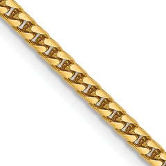 14K 2mm Franco Chain