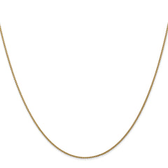 14K 1mm D/C Spiga Chain