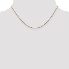 14K 1mm D/C Spiga Chain