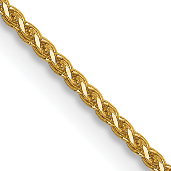 14K 1mm D/C Spiga Chain