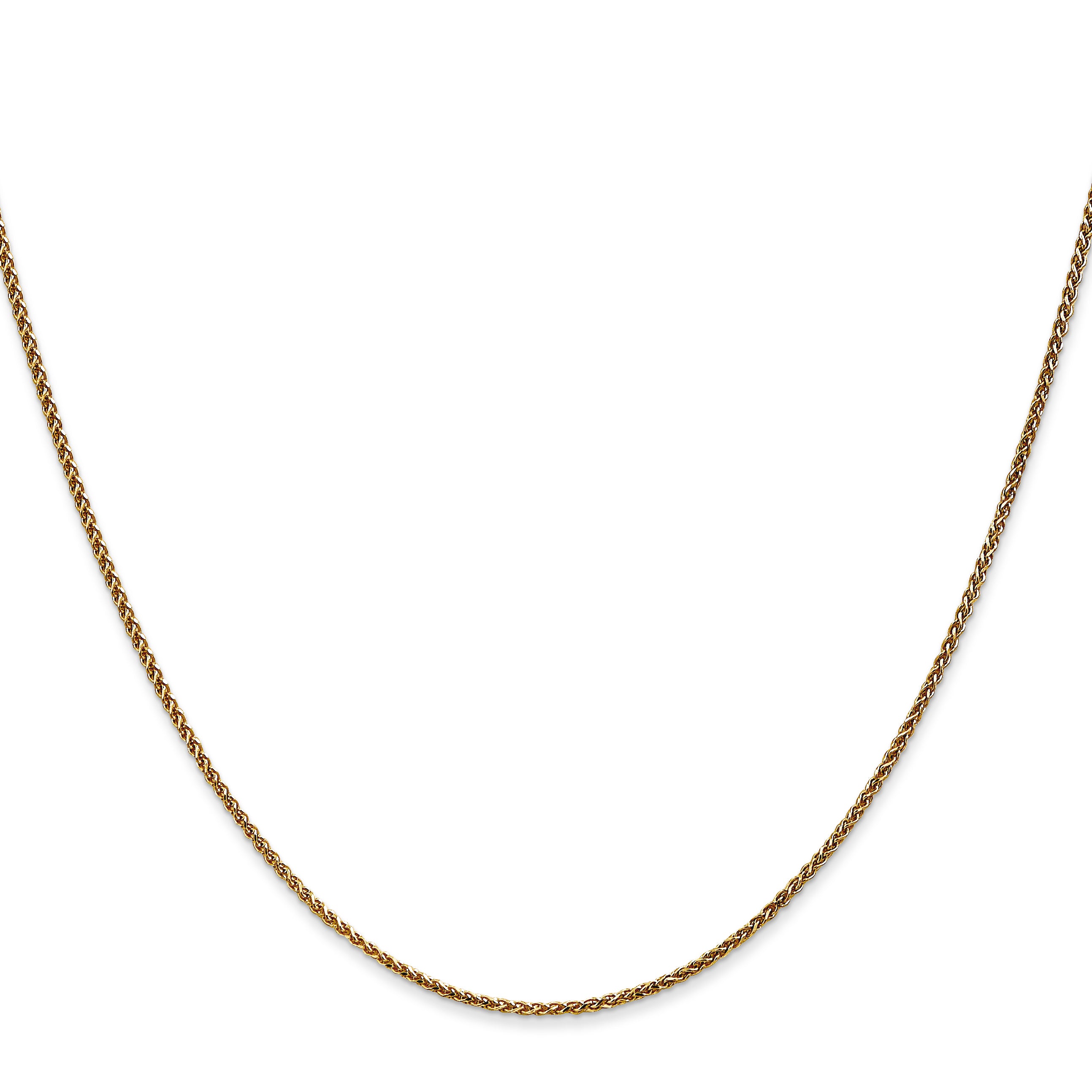 14K 1.2mm D/C Spiga Chain