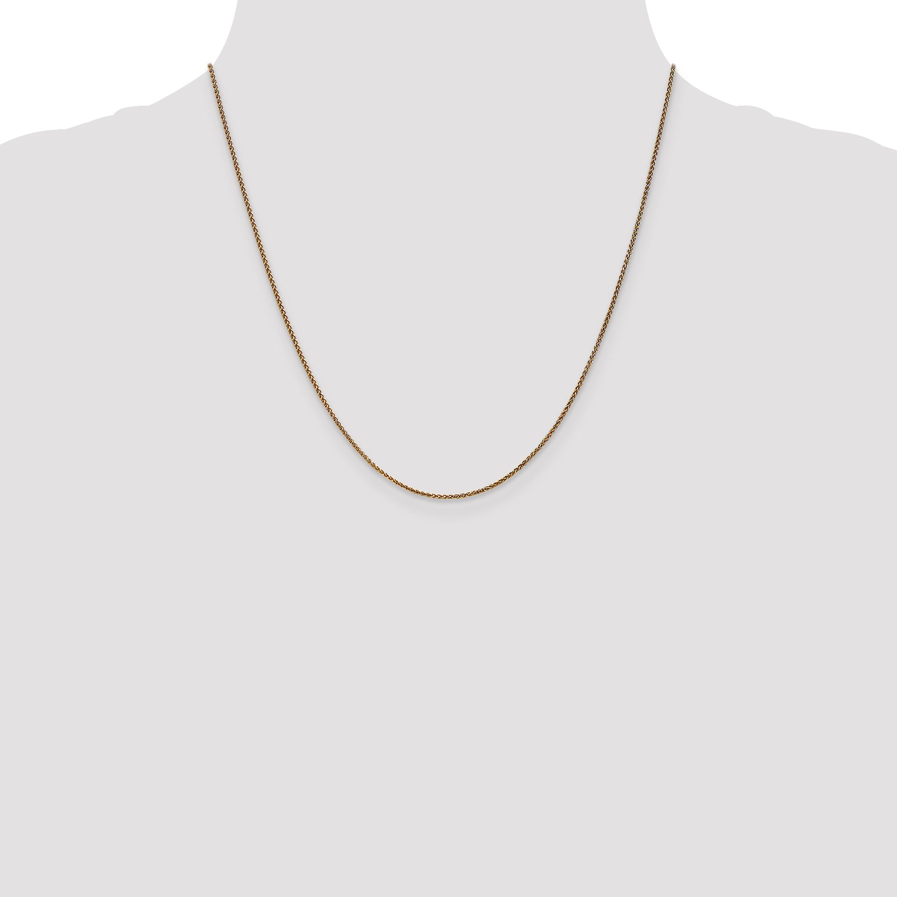 14K 1.2mm D/C Spiga Chain