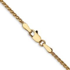 14K 1.4mm D/C Spiga Chain