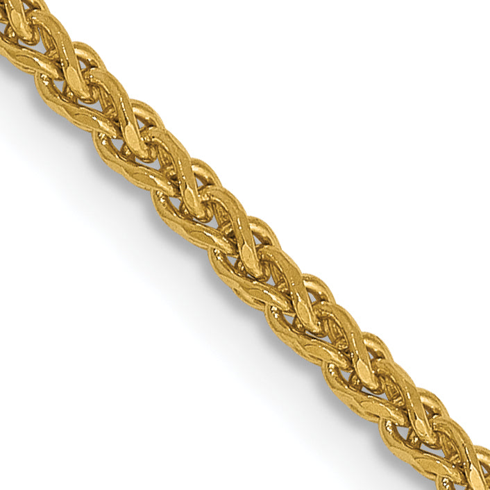 14K 1.4mm D/C Spiga Chain