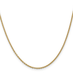 14K 1.95mm Round Cable Chain