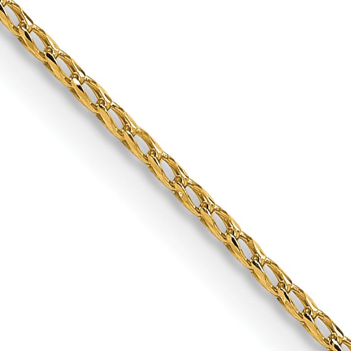 14K 1.15mm D/C Open Franco Chain