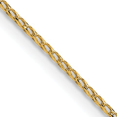 14K 1.15mm D/C Open Franco Chain