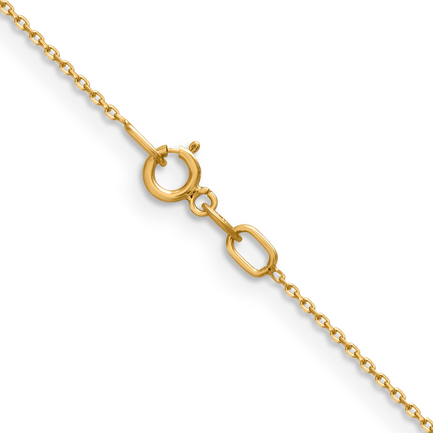 14K .85mm D/C Rolo Chain