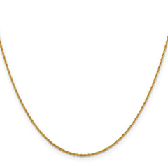 14K 1.3mm Loose Rope Chain