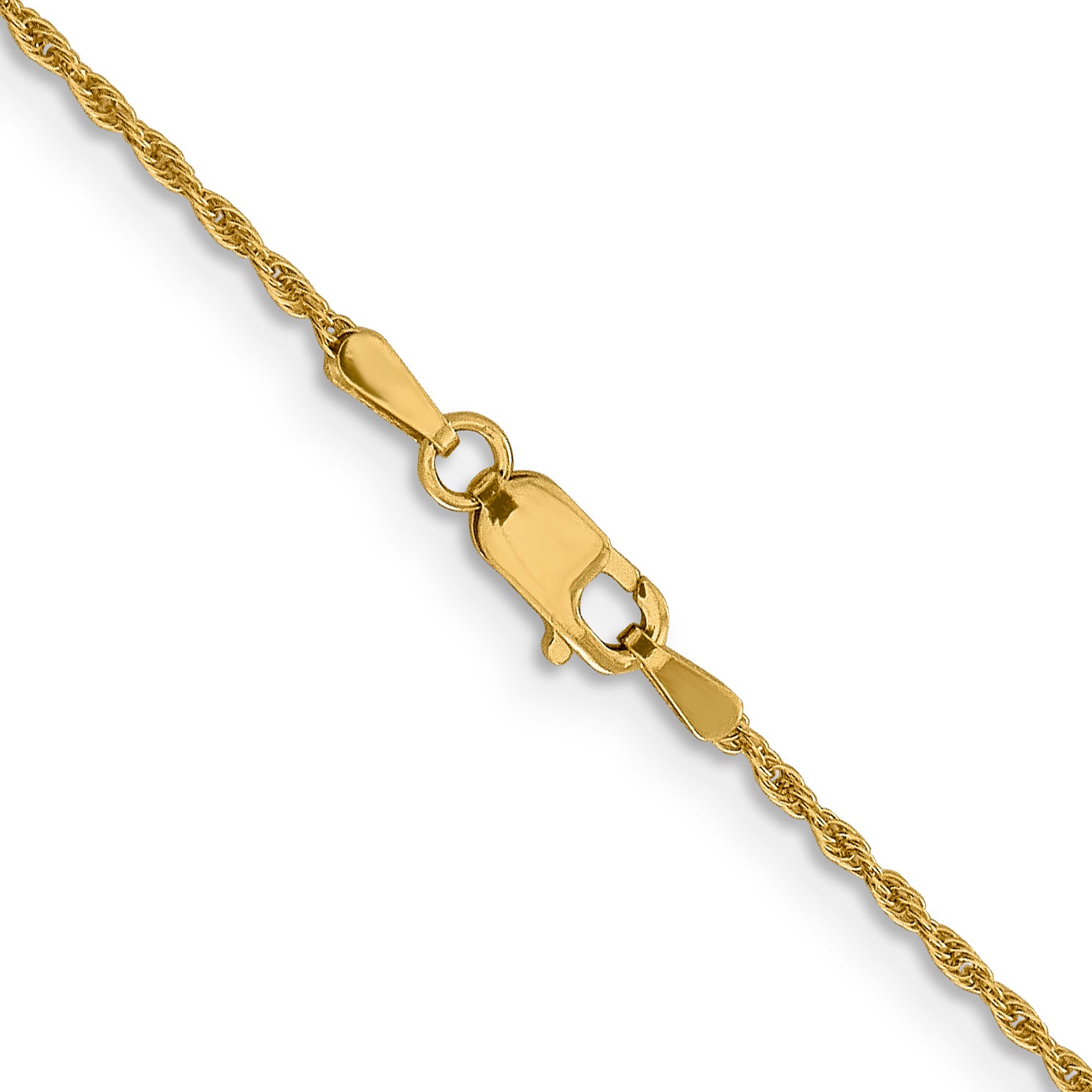 14K 1.3mm Loose Rope Chain