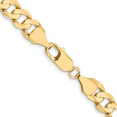 10K 8.75mm Concave Figaro Chain