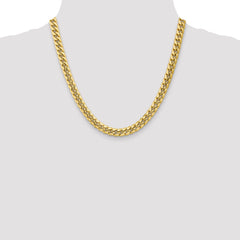 10K 7.3mm Semi-Solid Miami Cuban Chain