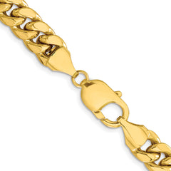 10K Semi-Solid 9.3mm Miami Cuban Chain