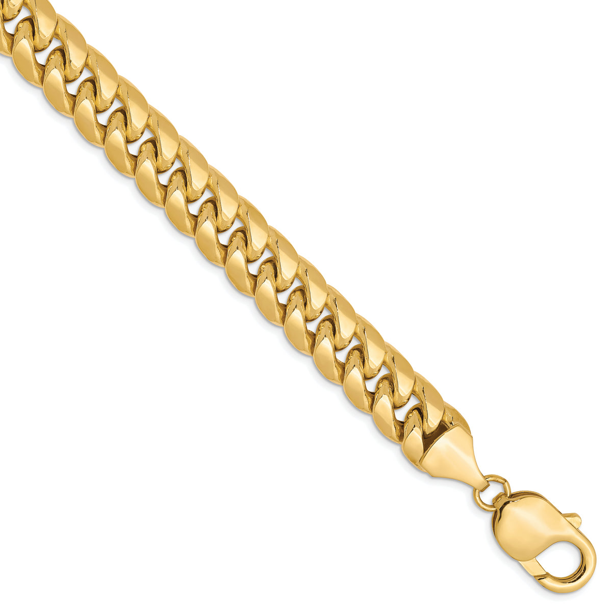 10K Semi-Solid 9.3mm Miami Cuban Chain