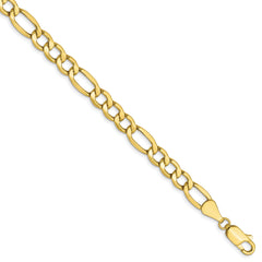 10K 5.35mm Semi-Solid Figaro Chain