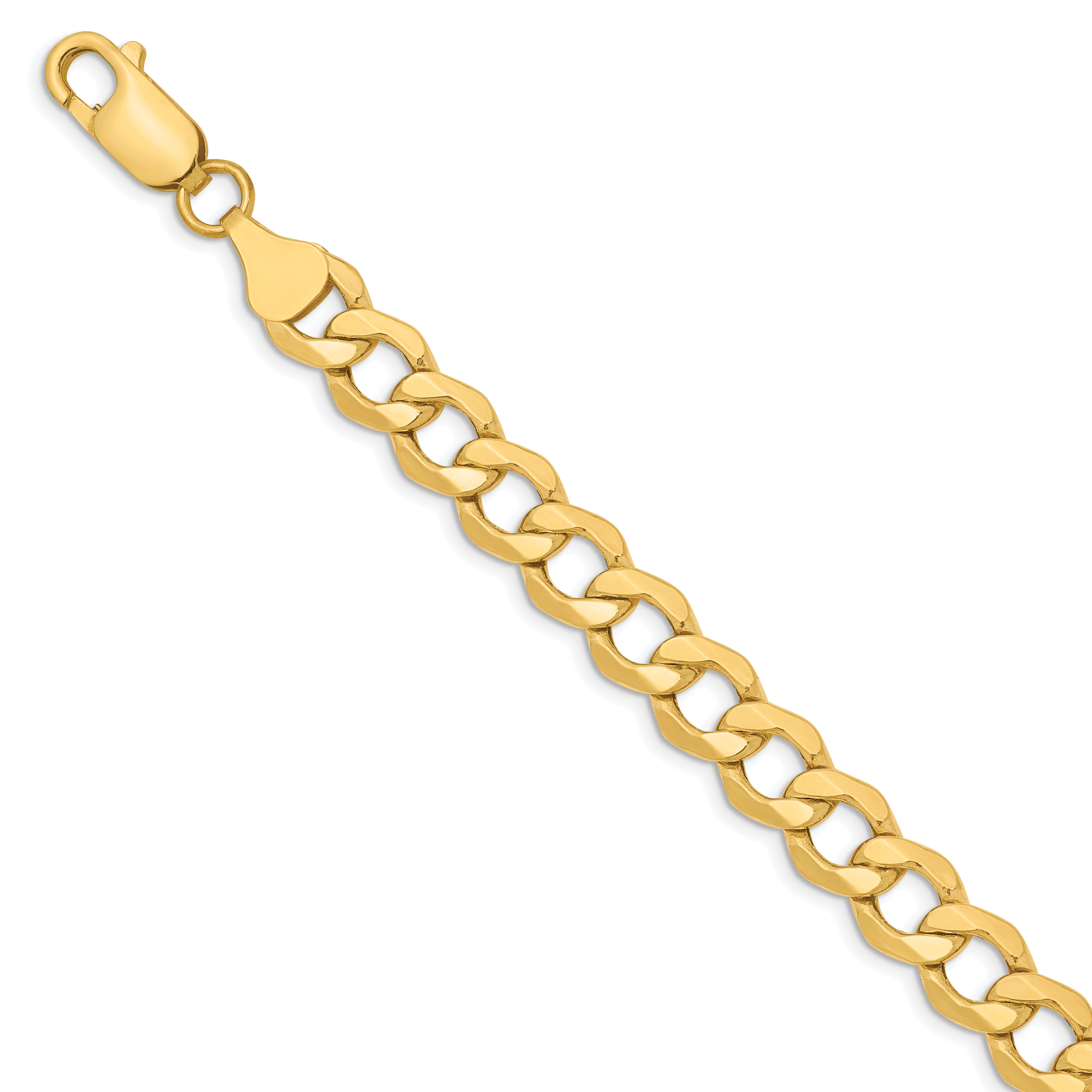 10K 7mm Semi-Solid Curb Chain