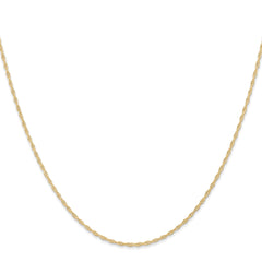 Sophia Jewelers 14K Gold Polished Cable Rope Necklace for Women