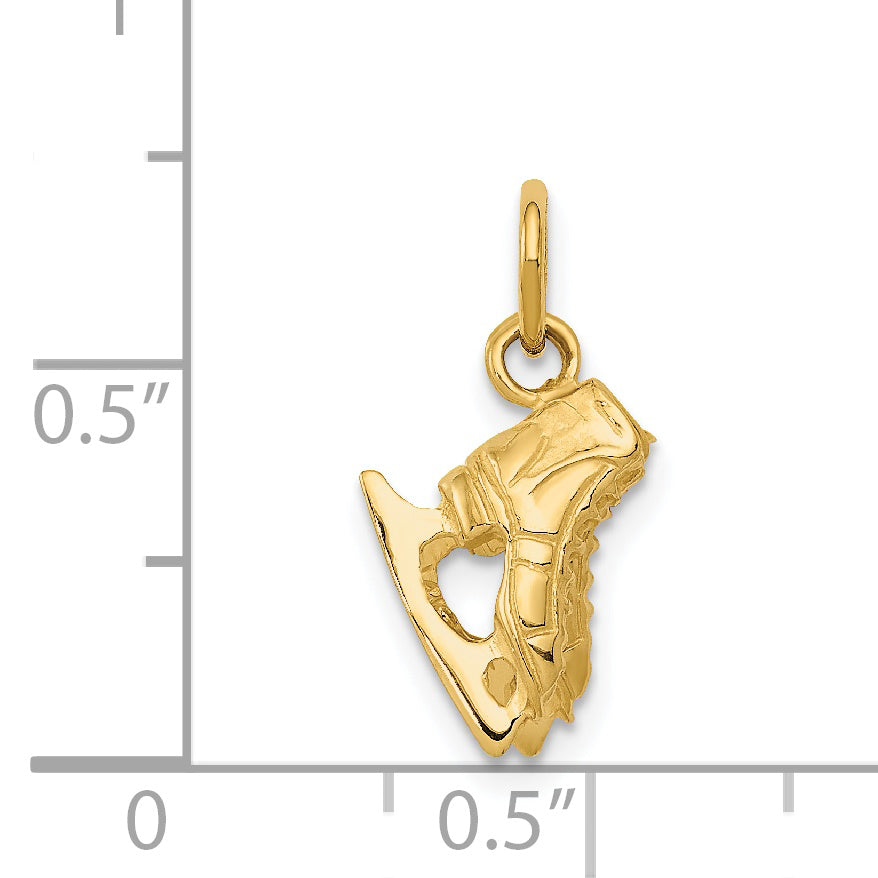 14k 3-D    PAIR    Of Ice Skates Charm