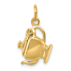 14k 3-D Tea Pot Lid Opens Charm