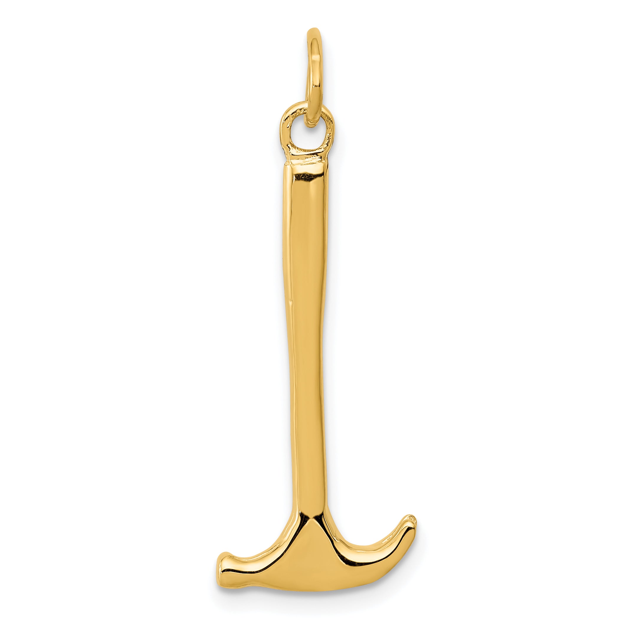 14K 3D Hammer Charm