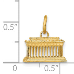 14k Lincoln Memorial Charm