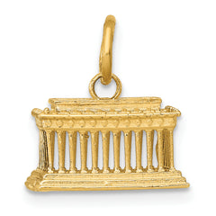 14k Lincoln Memorial Charm