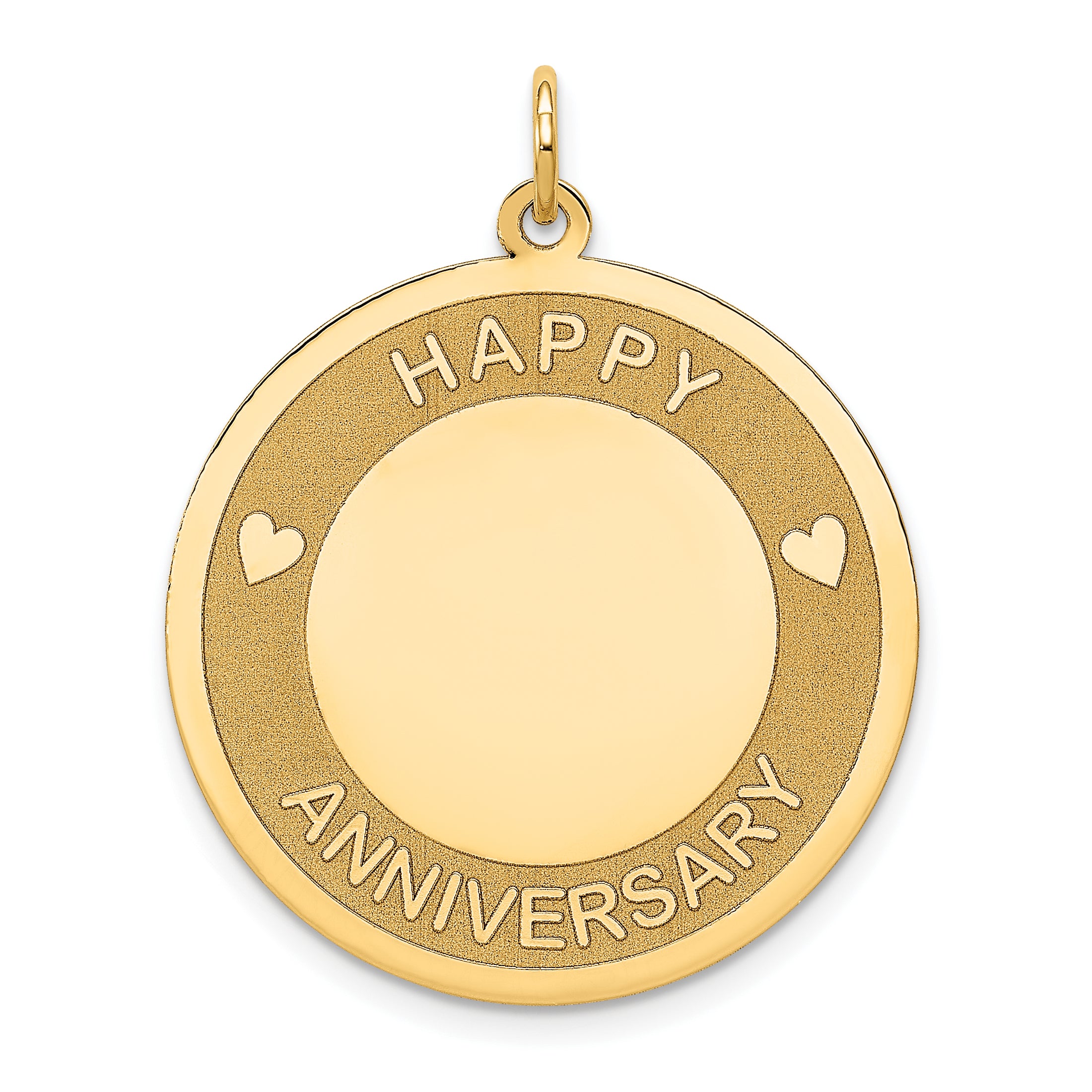 14k HAPPY ANNIVERSARY Charm