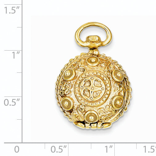 14k Fancy Domed Locket