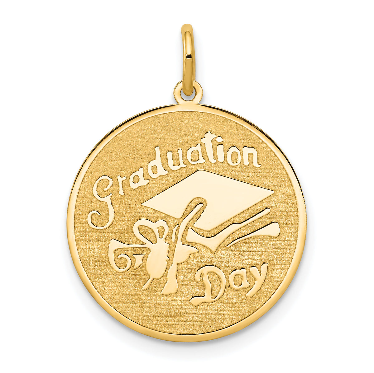 14k GRADUATION DAY Disc Charm