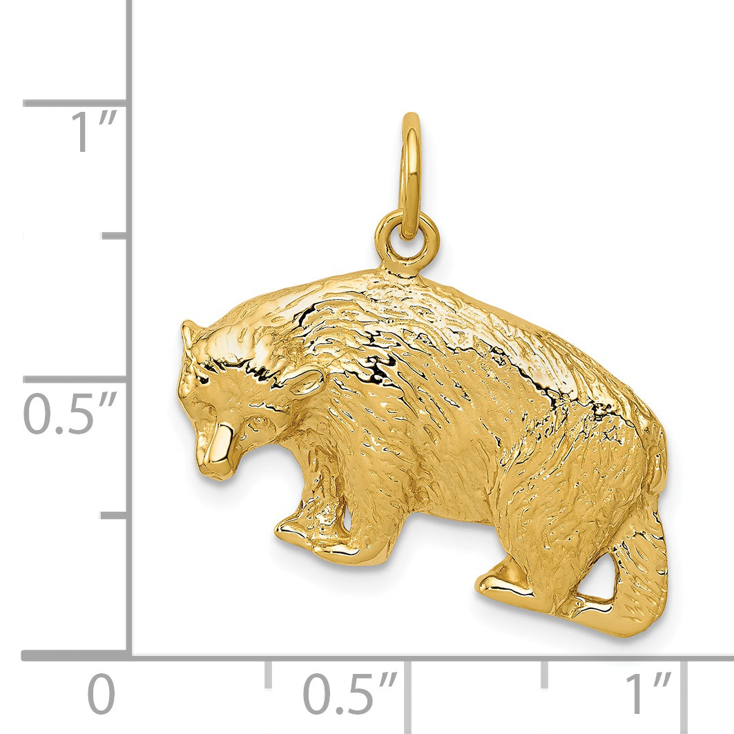 14k Bear Charm