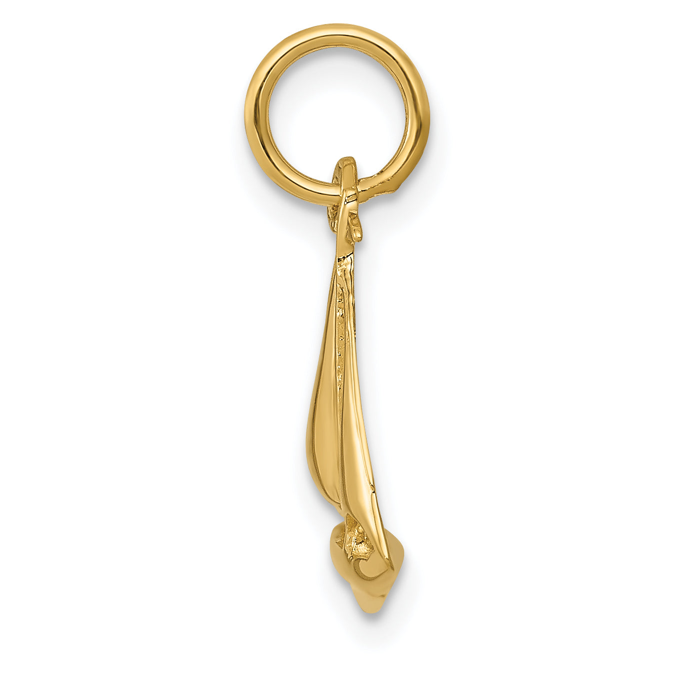 14K Gold 3D Sailboat Charm Elegant Nautical Jewelry by Sophia Jewelers