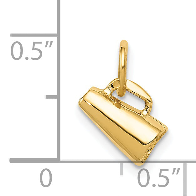 14K 3D Megaphone Charm