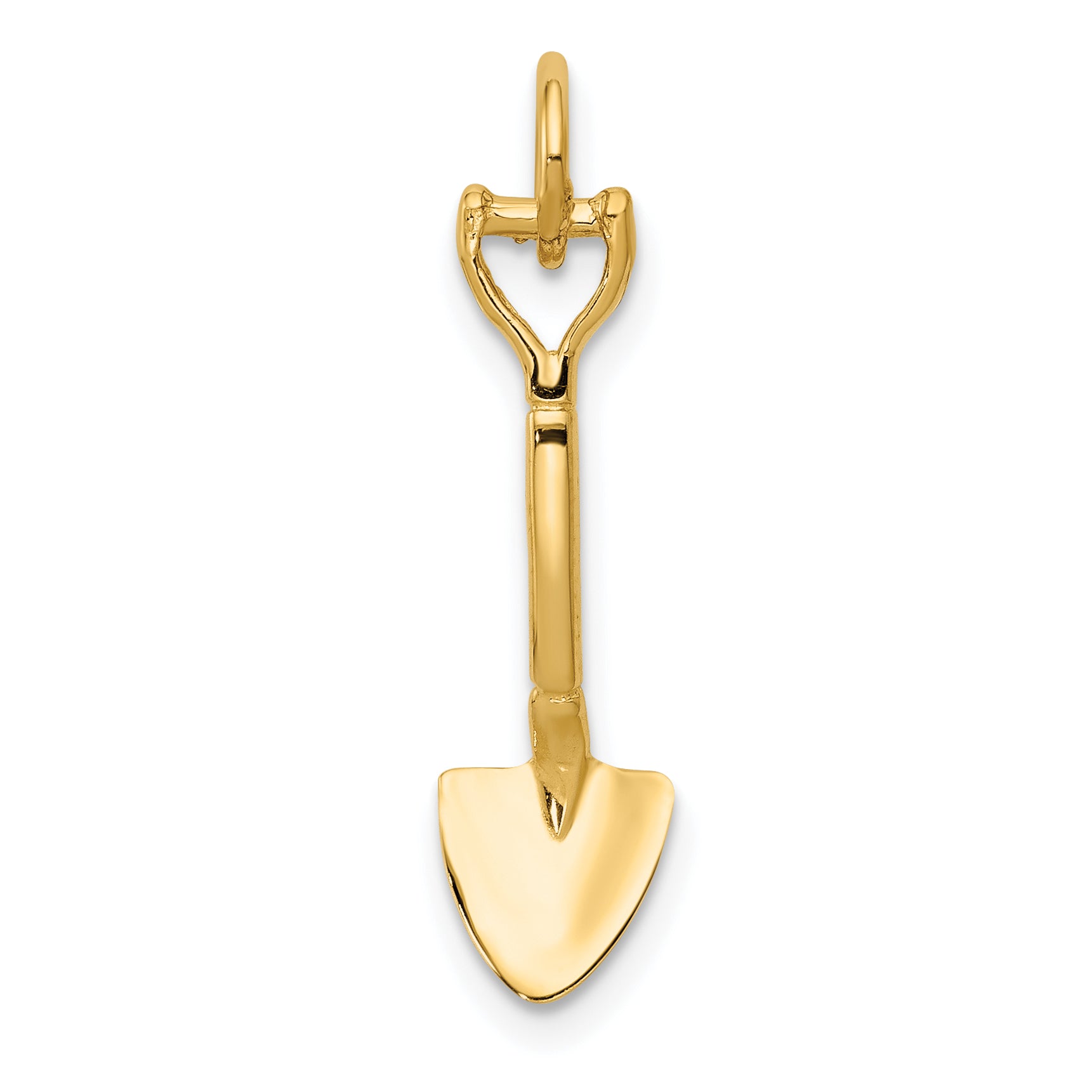 14k 3-D Spade Charm