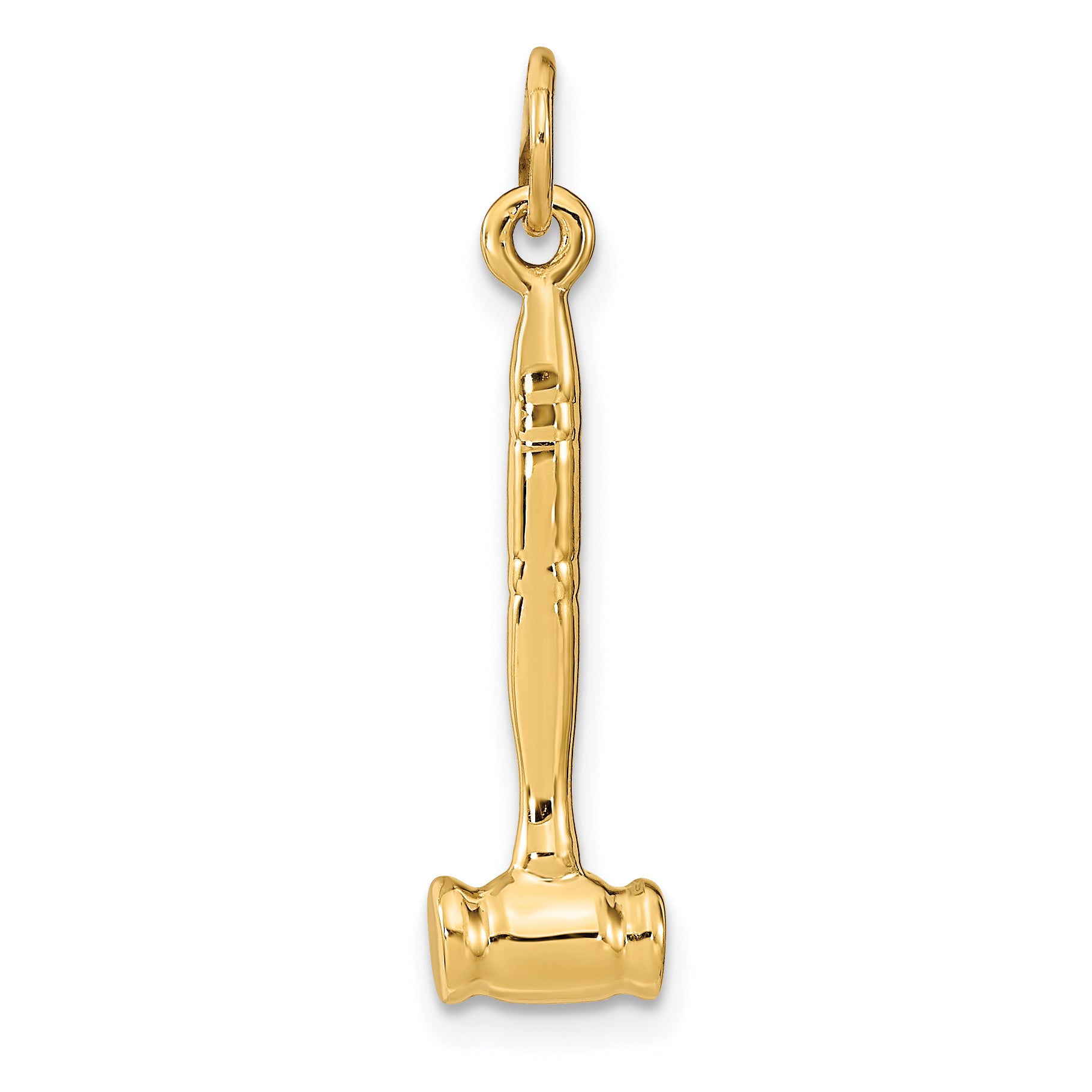 14k 3-D Gavel Charm